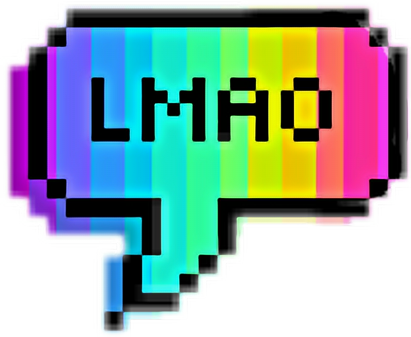 Lmao Love Sticker Awsome Remix Balloon Colorful Rainbow - Wanna One Logo Transparent (844x692), Png Download