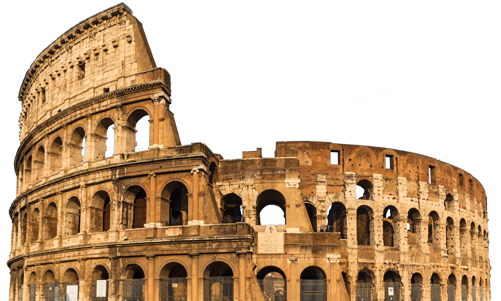 Seminario Roma - Colosseum (500x326), Png Download
