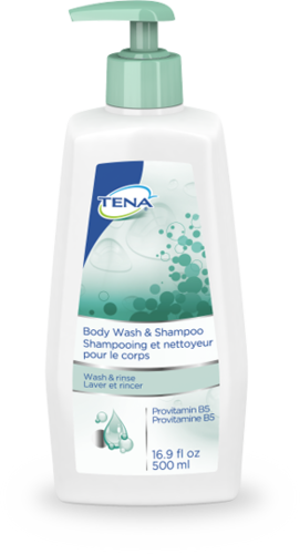 Tena® Body Wash & Shampoo - Tena Lady (271x500), Png Download