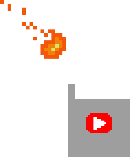 Gif - Fireball - Pac-man (600x600), Png Download