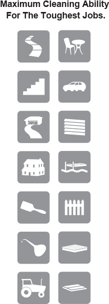 Heavy Duty Pressure Washer - Illustration (220x700), Png Download