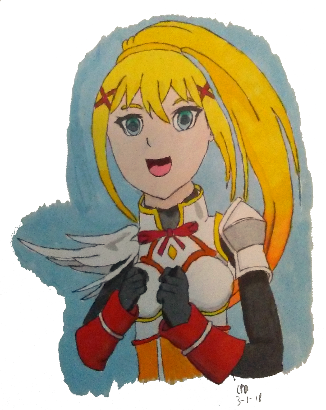 Mediacpd's Awful Fan Art - Cartoon (1375x1727), Png Download