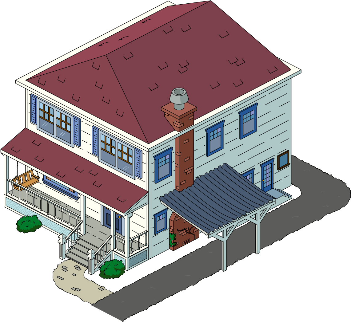 Fg Building Clevelandshousestoolbend - Cleveland House Family Guy (1450x1117), Png Download