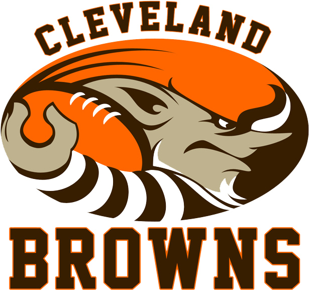 Cleveland Browns Png Clipart - Old School Cleveland Browns Logo (800x600), Png Download