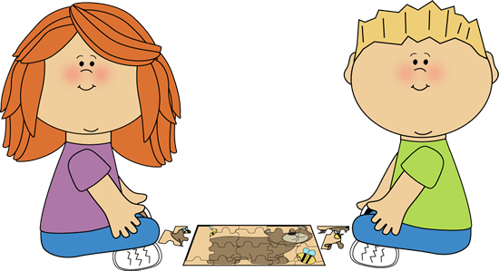 Educational Mats & Rugs - Children Puzzle Clip Art (550x299), Png Download