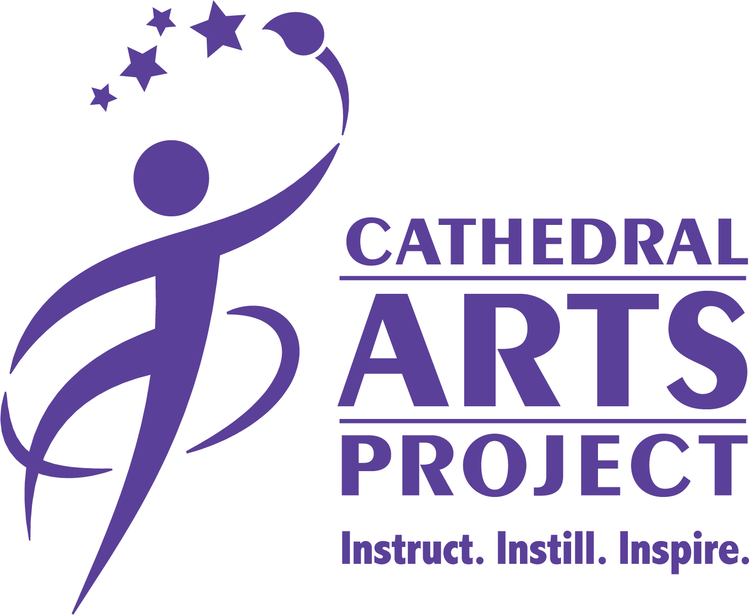 Cap Logo Tagline Purple - Cathedral Arts Project Jacksonville Fl (1478x1214), Png Download