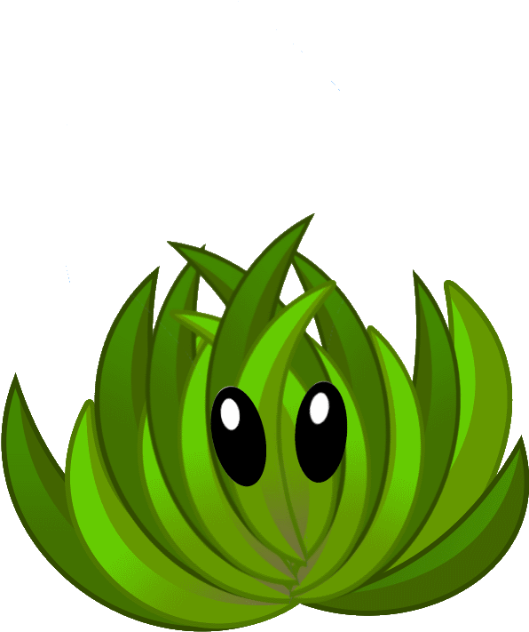 Dear Grass - Grass Plants Vs Zombies (595x784), Png Download