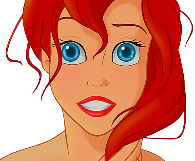 Ariel Freak - Ariel Disney (400x331), Png Download