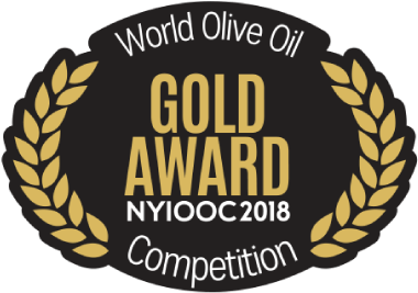 Gold Award Nyiooc2018 Color - New York International Olive Oil Competition 2018 (537x268), Png Download