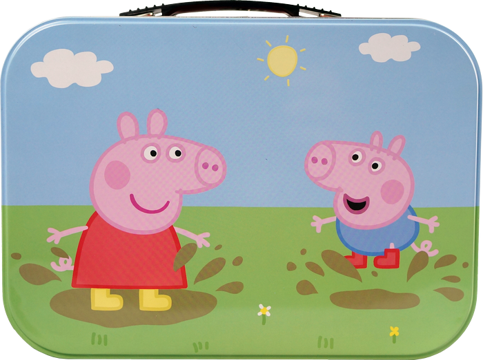 Peppa Pig - Lunchbox - Peppa Pig In Boots (700x523), Png Download