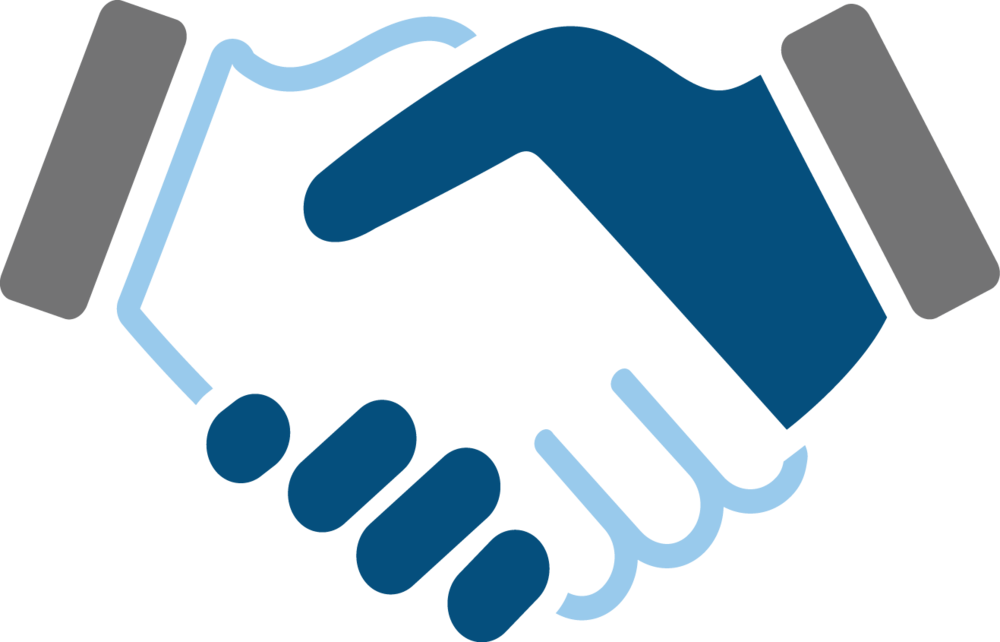 Ascent Handshake Icon - Логотип Рукопожатие (1000x642), Png Download