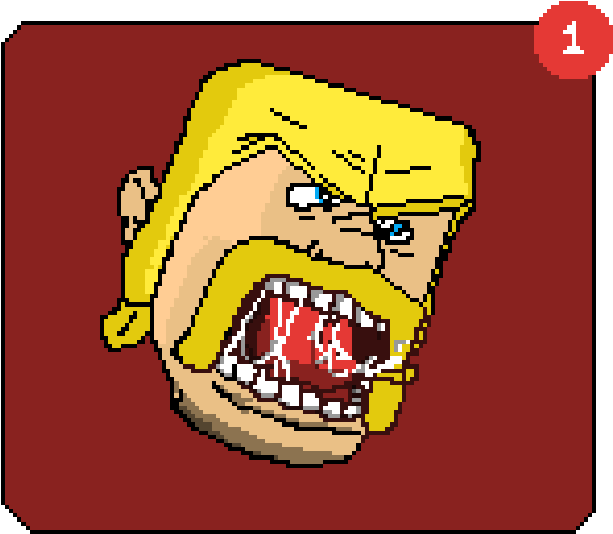 Clash Of Clans Barbarian - Illustration (1200x1200), Png Download