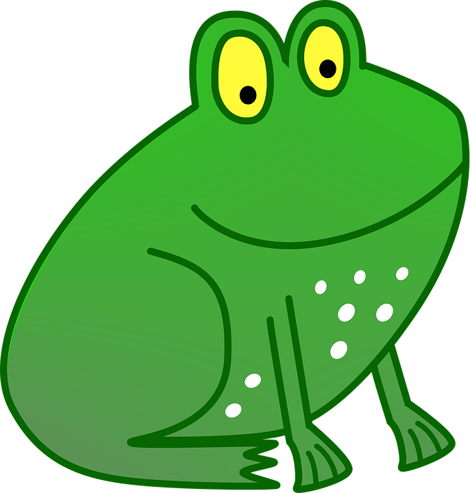 Kids Frog (686x720), Png Download