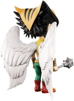 Mighty Jaxx Dc Comics Hawkgirl - Figurine (400x400), Png Download