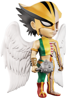Mighty Jaxx Dc Comics Hawkgirl - Hawkgirl (400x400), Png Download
