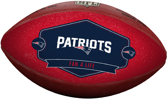 Personalized Football - New England Patriots Wincraft 13" X 13" Waffle Towel, (667x396), Png Download
