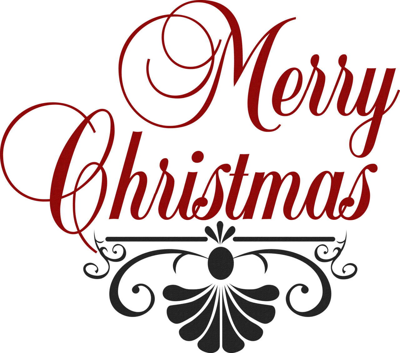 Merry Christmas Too All My Facebook Friends - Vintage Christmas Photo Card Karte (1280x1128), Png Download