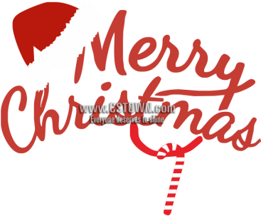 Printing Merry Christmas Transfer For Xmas Day - Christmas Day (450x450), Png Download
