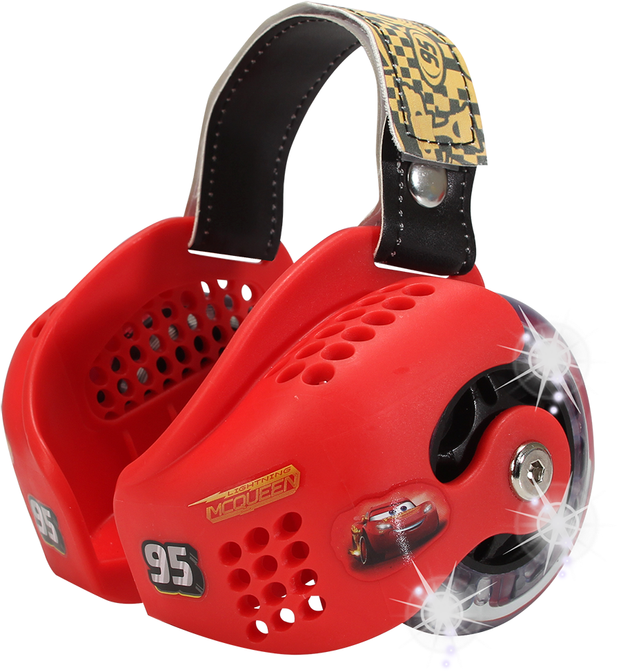 Disney Cars Heel Wheels - Playwheels Disney Cars Heel Wheel Skates, Red (1000x1124), Png Download