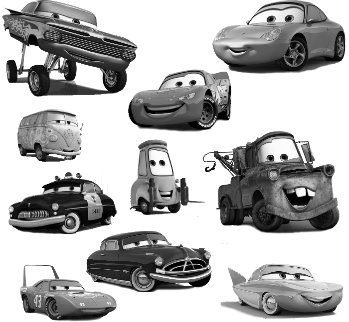 X19 - Mater Cars Edible Cake Image Topper (700x647), Png Download