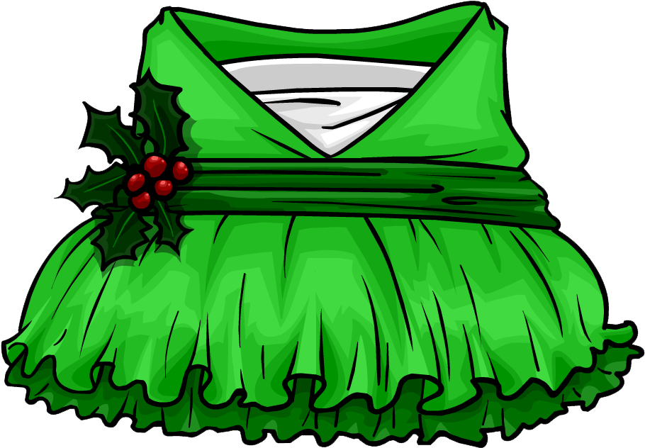 Holly Elf Dress Clothing Icon Id 4287 (924x650), Png Download