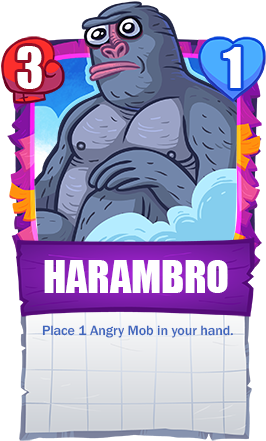 Now Meet Harambro, A Pinata Type Meme - Cartoon (300x465), Png Download