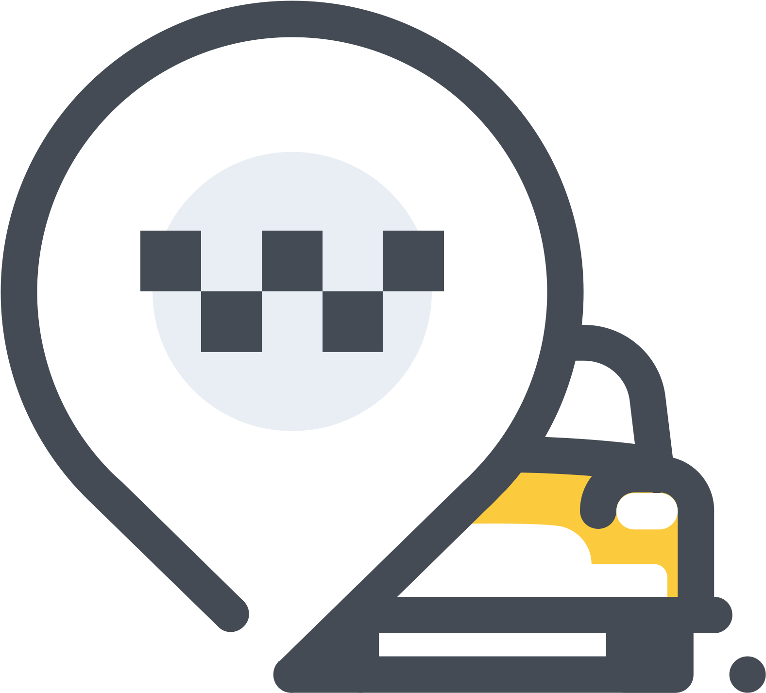 Taxi Rank Icon - Icon Location (1600x1600), Png Download