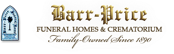 Push Button For Menu - Barr-price Funeral Home (595x214), Png Download
