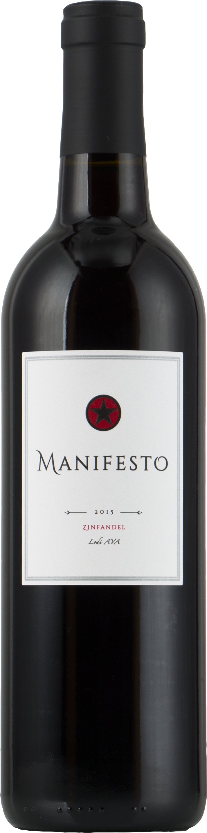 Trade & Media - 2015 Manifesto Zinfandel (713x2861), Png Download