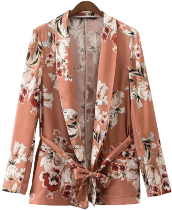 3650820 - Women Pants Floral Printed S M L Bloggers Favorite (343x480), Png Download