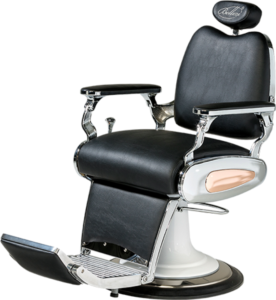 Castellano Black - Belmont Clipper Barber Chair (1024x1024), Png Download