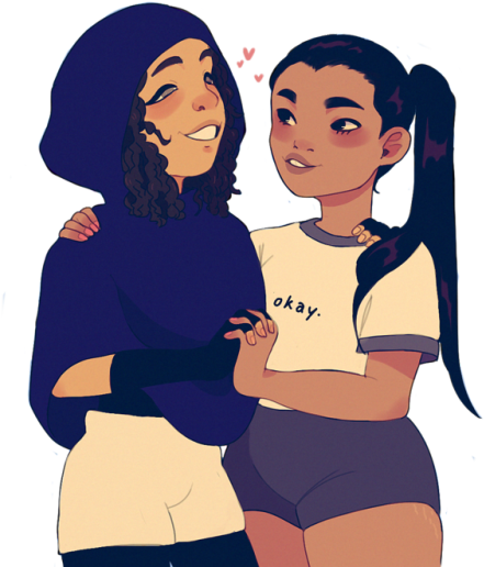 Human Venus & Her Gf - Comics (500x568), Png Download