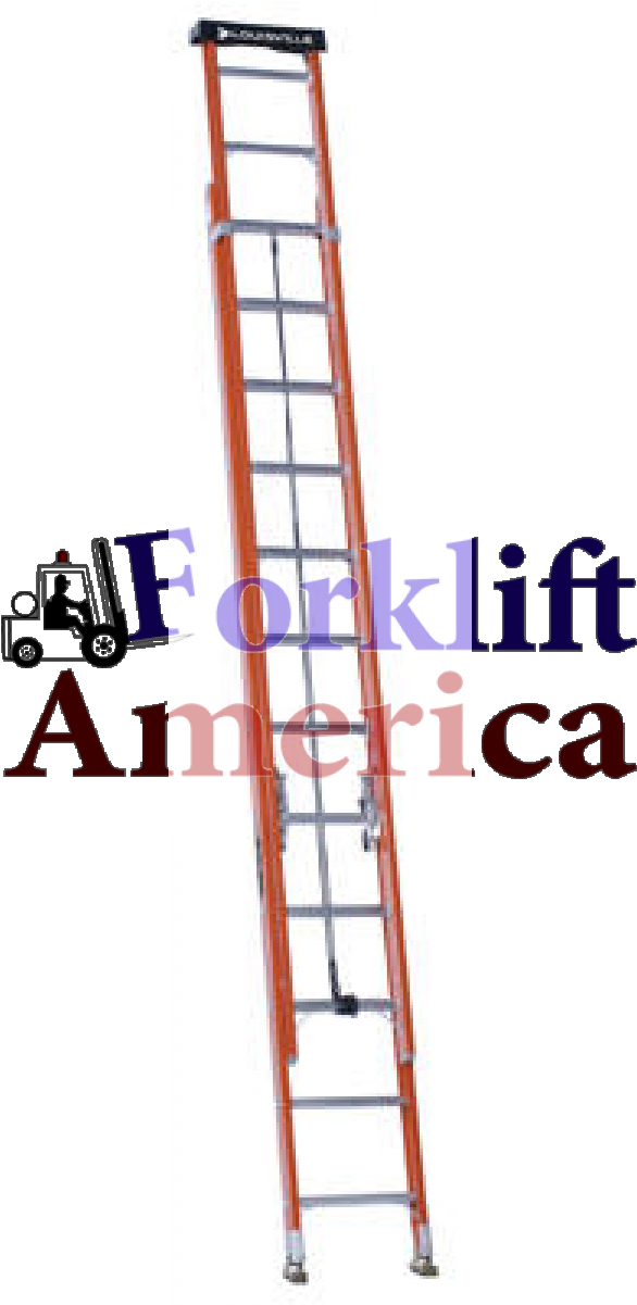 Fiberglass Extension Ladder 32 Ft - Louisville Ladder 32 Ft. Fiberglass Extension With (1200x1200), Png Download