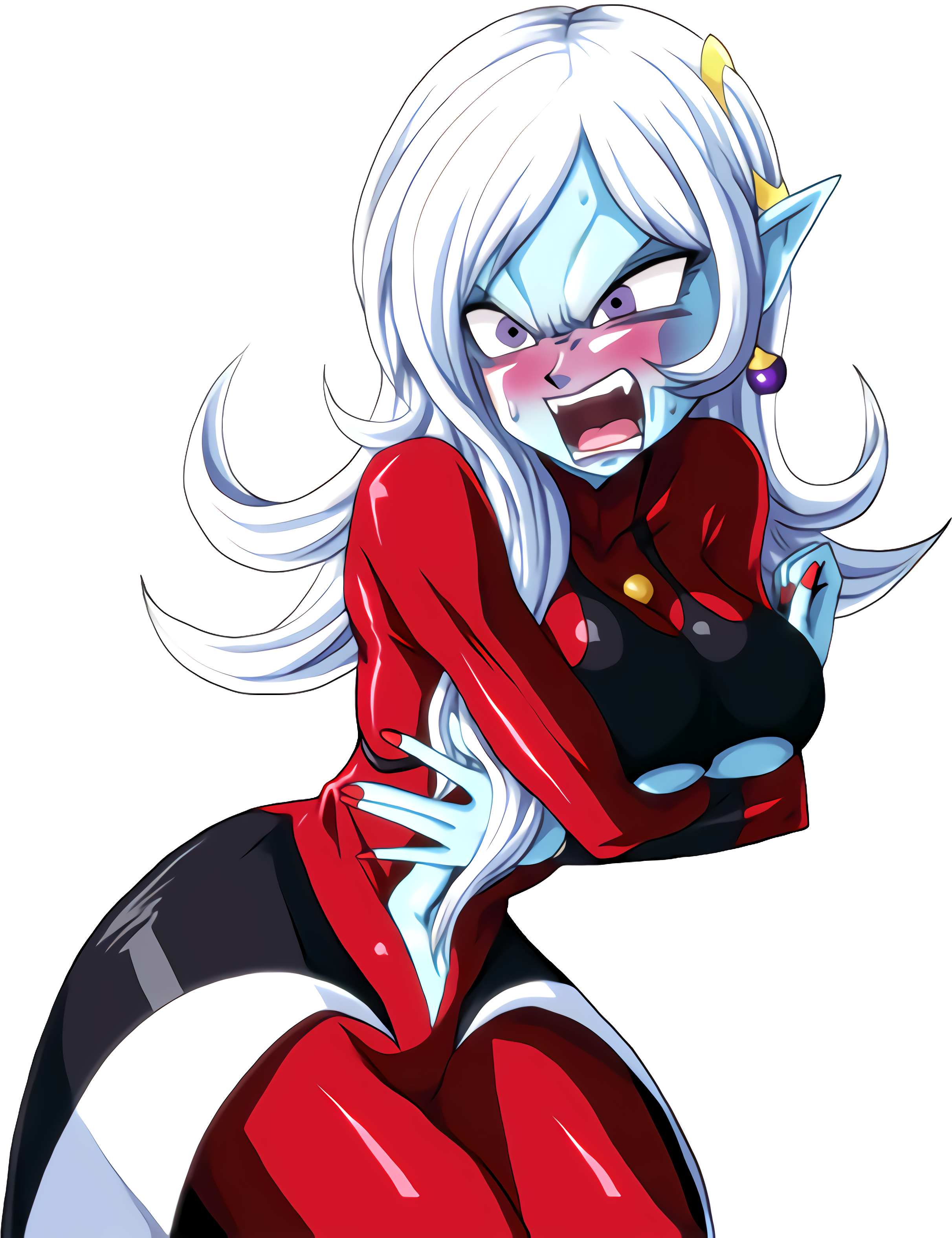 Embarrassed , - Towa Dragon Ball (2562x3198), Png Download