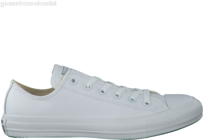 White Converse Sneakers Ct Ox Leather - Sneakers (400x400), Png Download