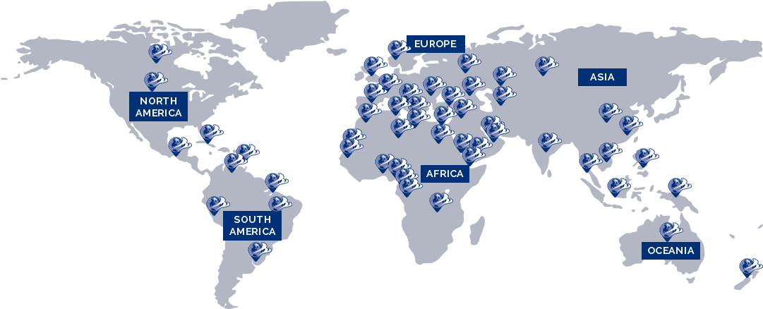 Norway, Oman, Philippines, Qatar, Saudi Arabia, Singapore, - World Map Yemen And Malaysia (1080x452), Png Download