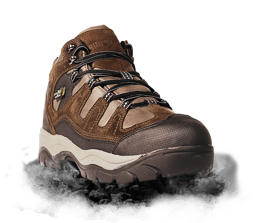 Quad City Safety Boots Ia5730 High Ridge Steel Toe - Iron Age Safety Boots (875x750), Png Download