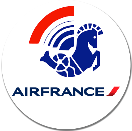 Back To Top - Air France (450x445), Png Download