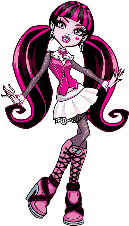 Draculaura - Personajes De Monster High Draculaura (429x751), Png Download