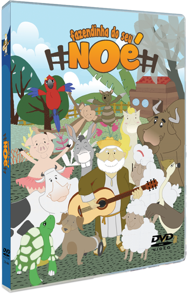 Box Fazendinha Do Seu Noé - Dvd (1000x1000), Png Download