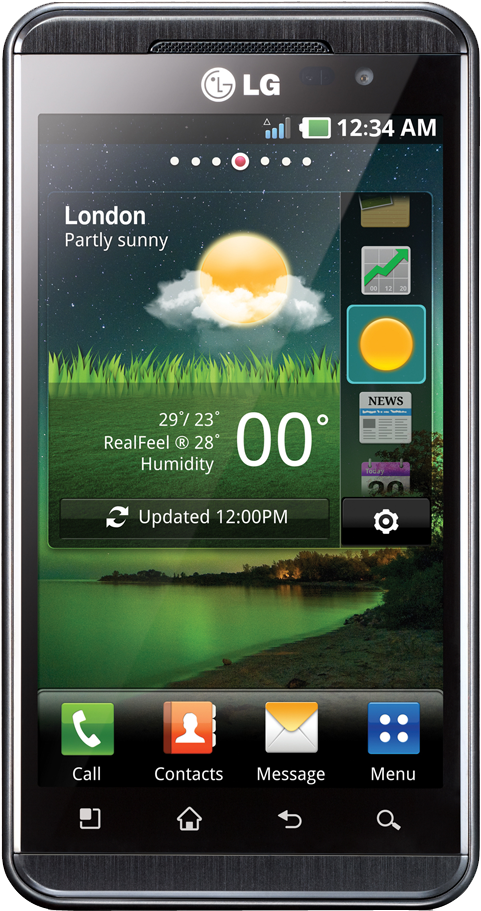 Lg Optimus 3d (500x1000), Png Download