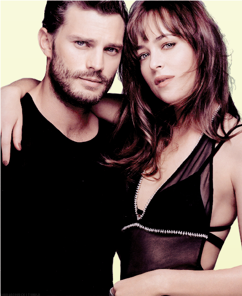 Jamie Dornan & Dakota Johnson For Glamour Us - Emilia Clarke Jamie Dornan (500x700), Png Download