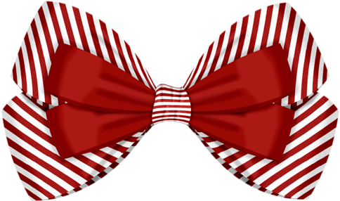 Bow Clipart, Candy Canes, Gift Boxes, Scrap, Ribbon, - Swimsuit (500x331), Png Download