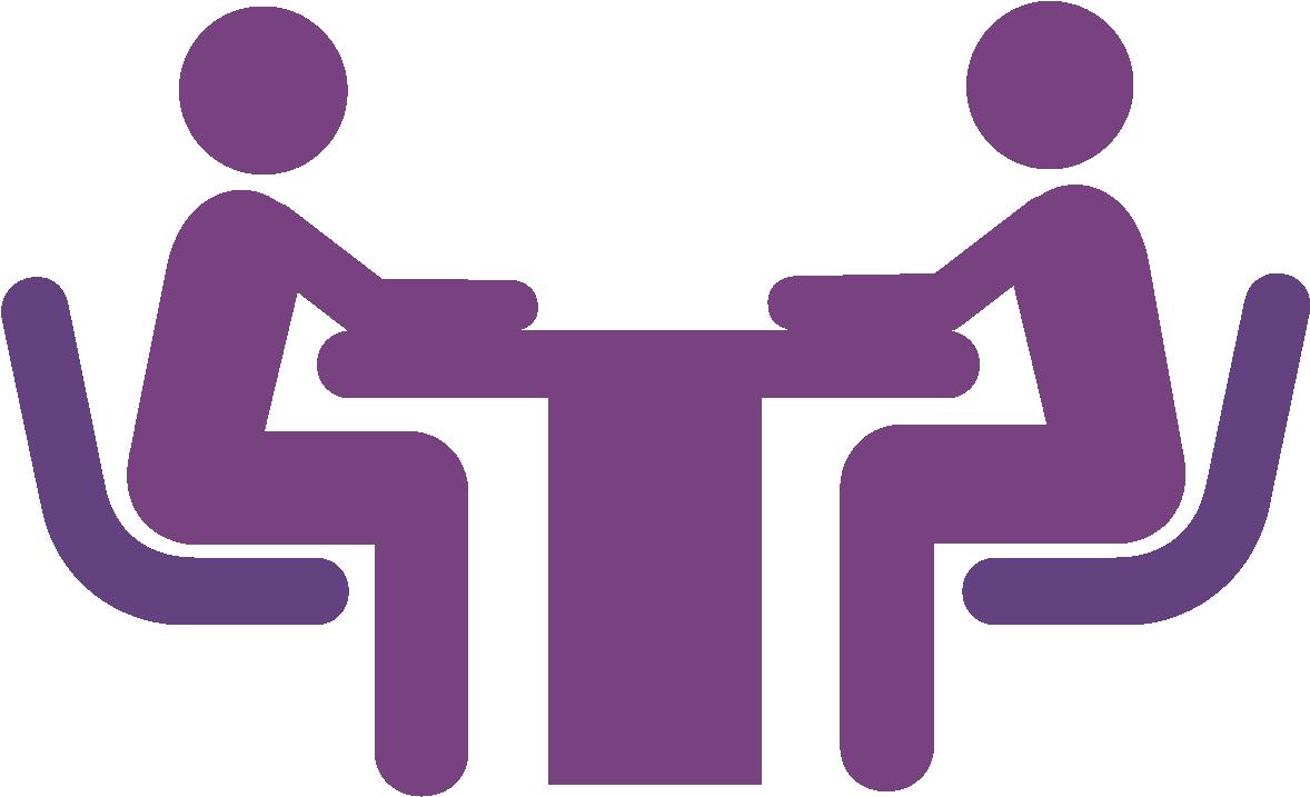 Negotiate Chat Compromise Purple Noun - Negotiation Transparent (1200x1200), Png Download