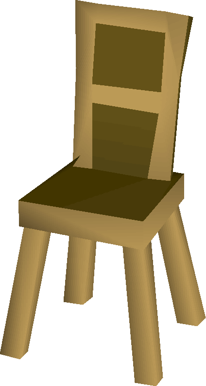 Wooden Chair Built - Wiki (424x792), Png Download