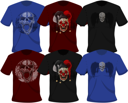 Grunge T-shirt - Vector Graphics (594x490), Png Download