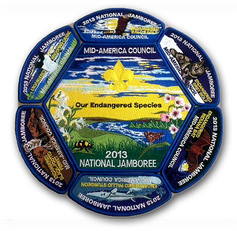 Boy Scouts Council Patches (475x473), Png Download