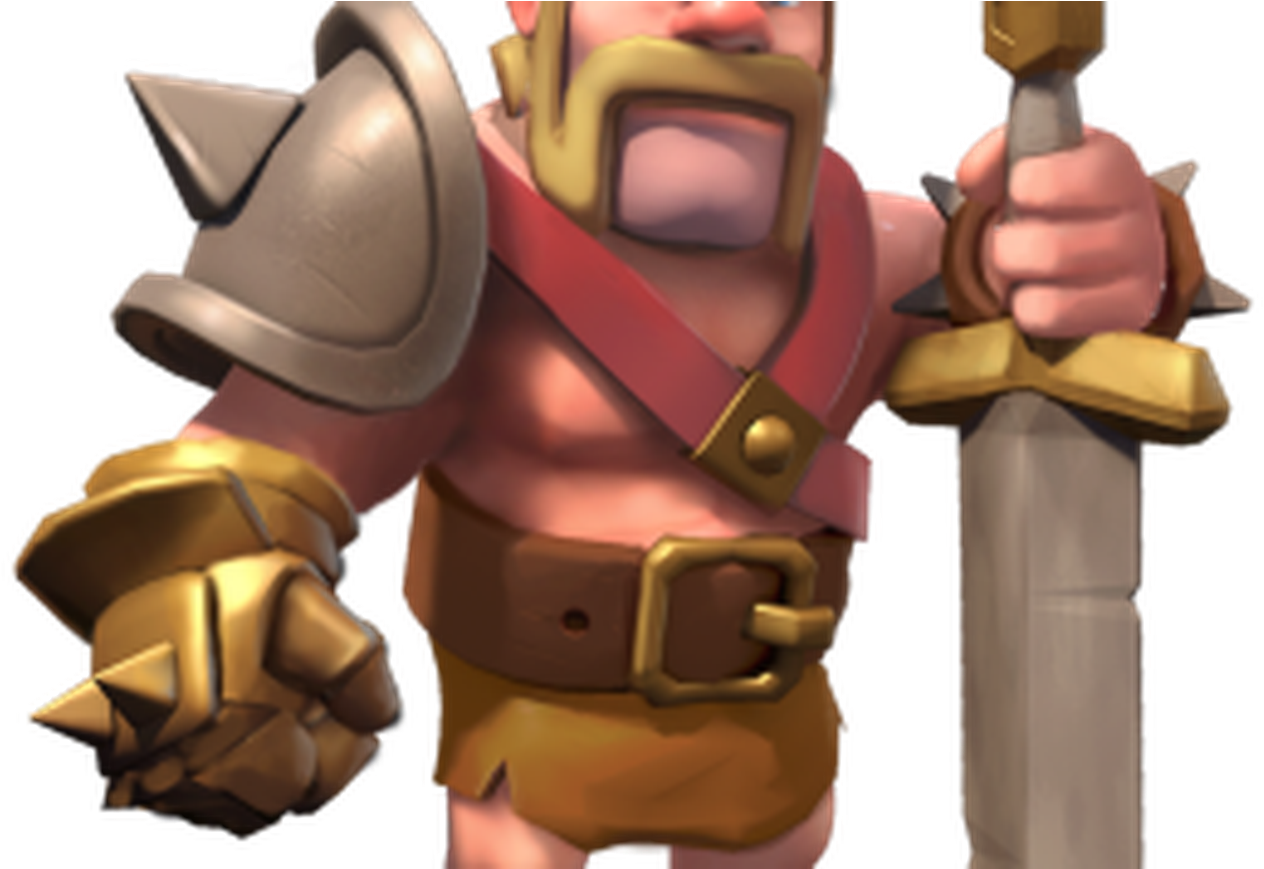 Clash Of Clans Barbarian King Hd (1280x868), Png Download