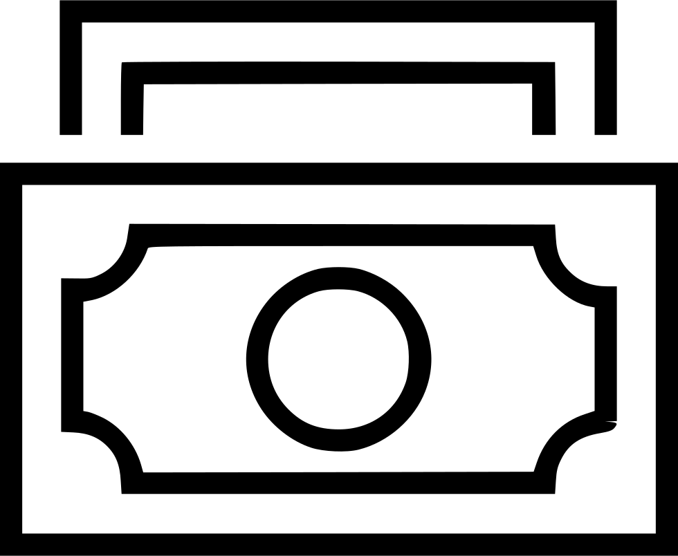 Money Bills - - Banknote Icon Png (980x804), Png Download