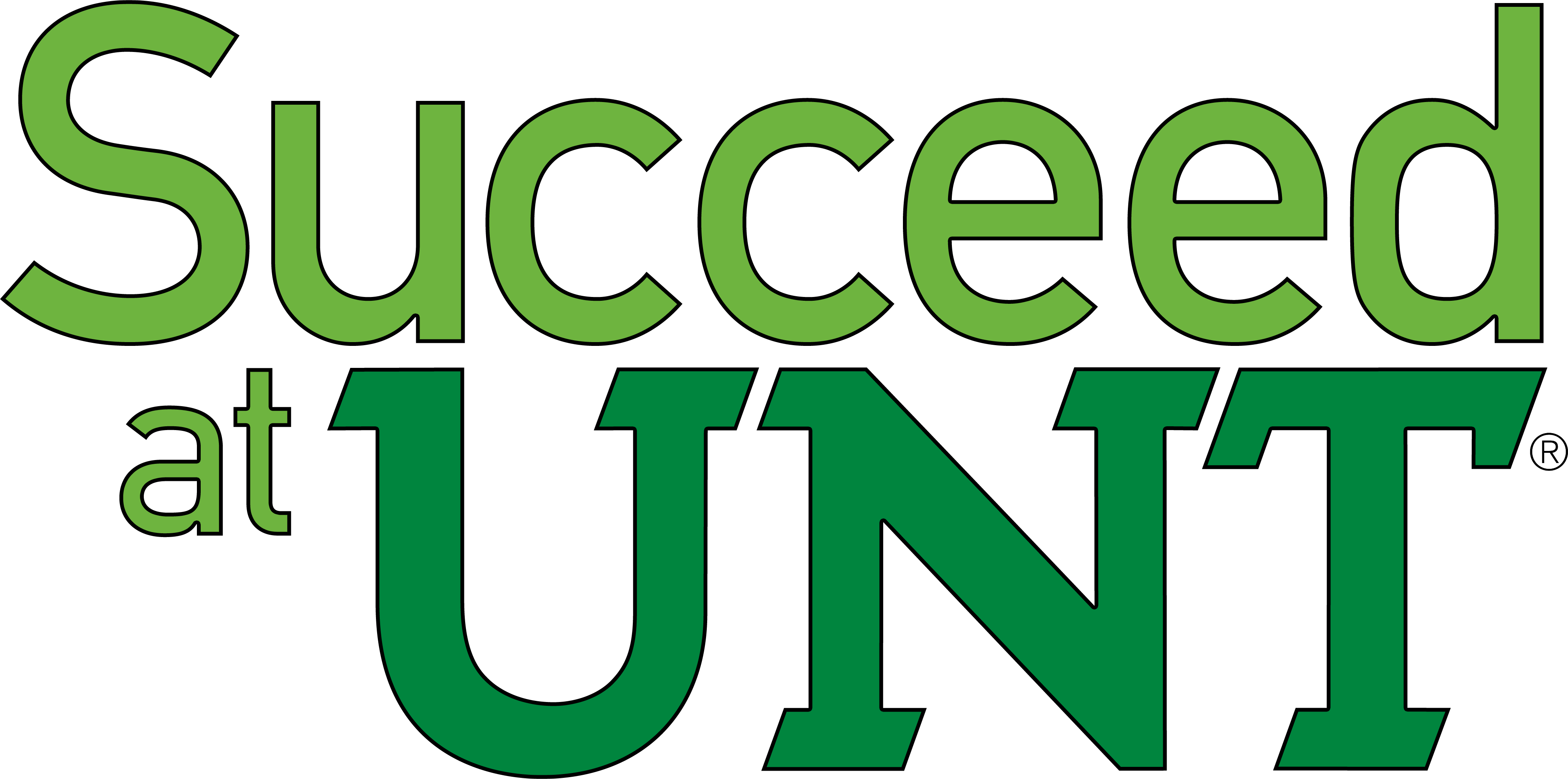 Succeed At Unt - Colleges Unt (4133x2054), Png Download